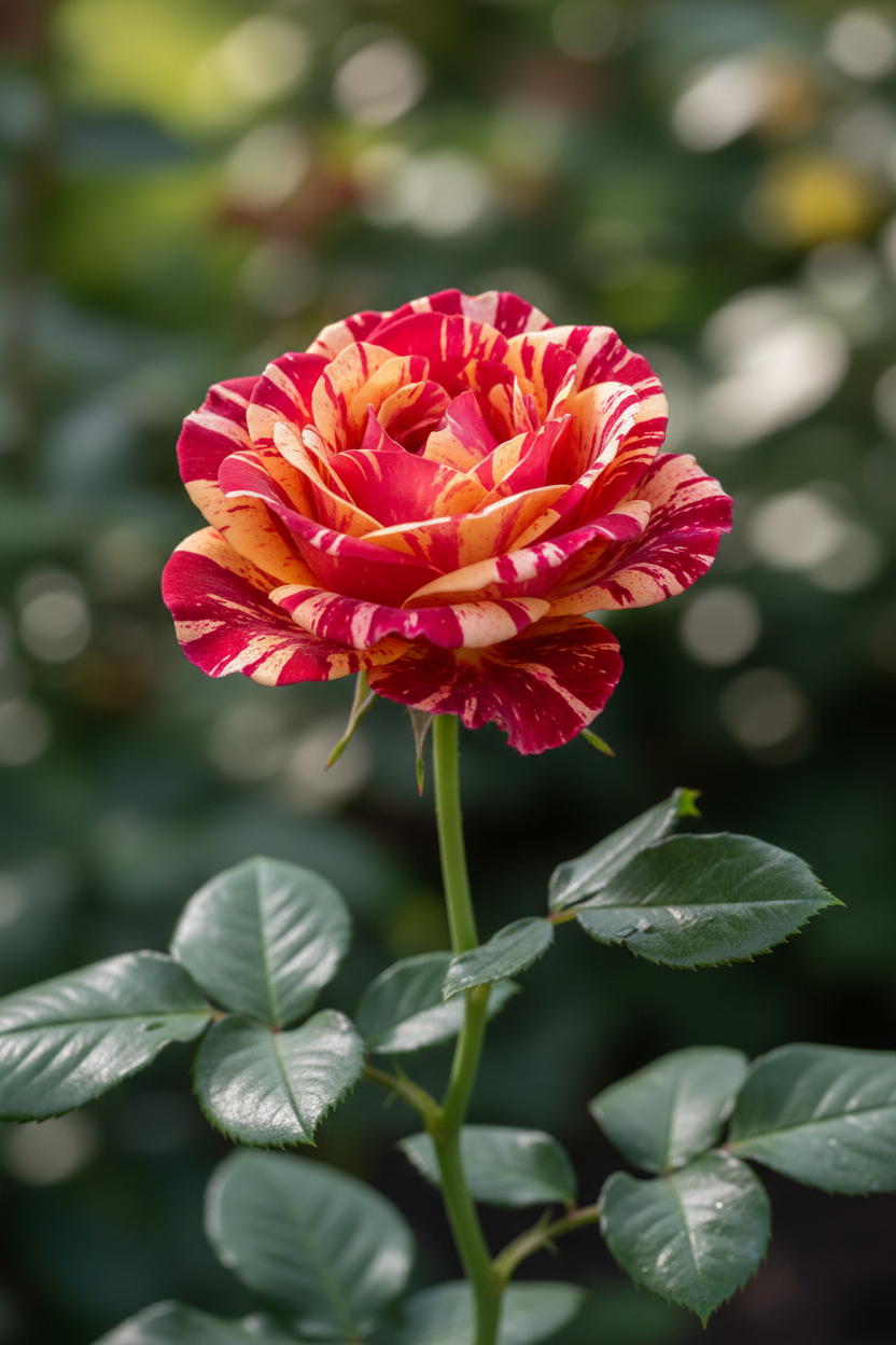 All American Magic™ Rose: Multi-Color Floribunda Blooms