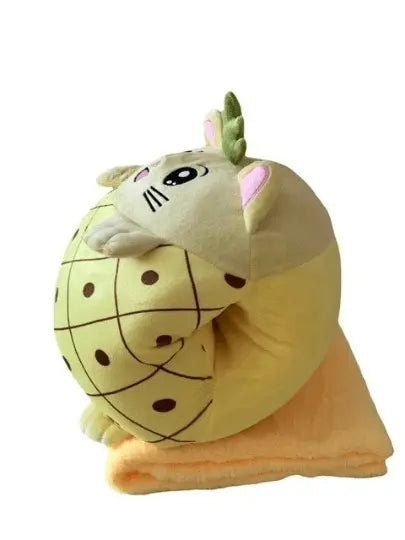 Plushies | Adorable Pineapple Plush Pillow with Cozy Blanket - Perfect for Relaxation and Gifting - Bonte Farm