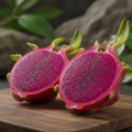 Dragon Fruit Plant: A Tropical Delicacy, Editable White Flower and Tasty Fruit