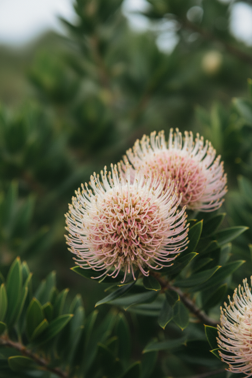 Hakea Petiolaris: Sculptural Crimson Pincushion for High-Contrast Land ...
